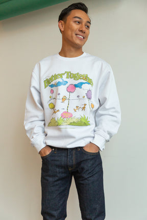 The Lorax Better Together Crewneck - White