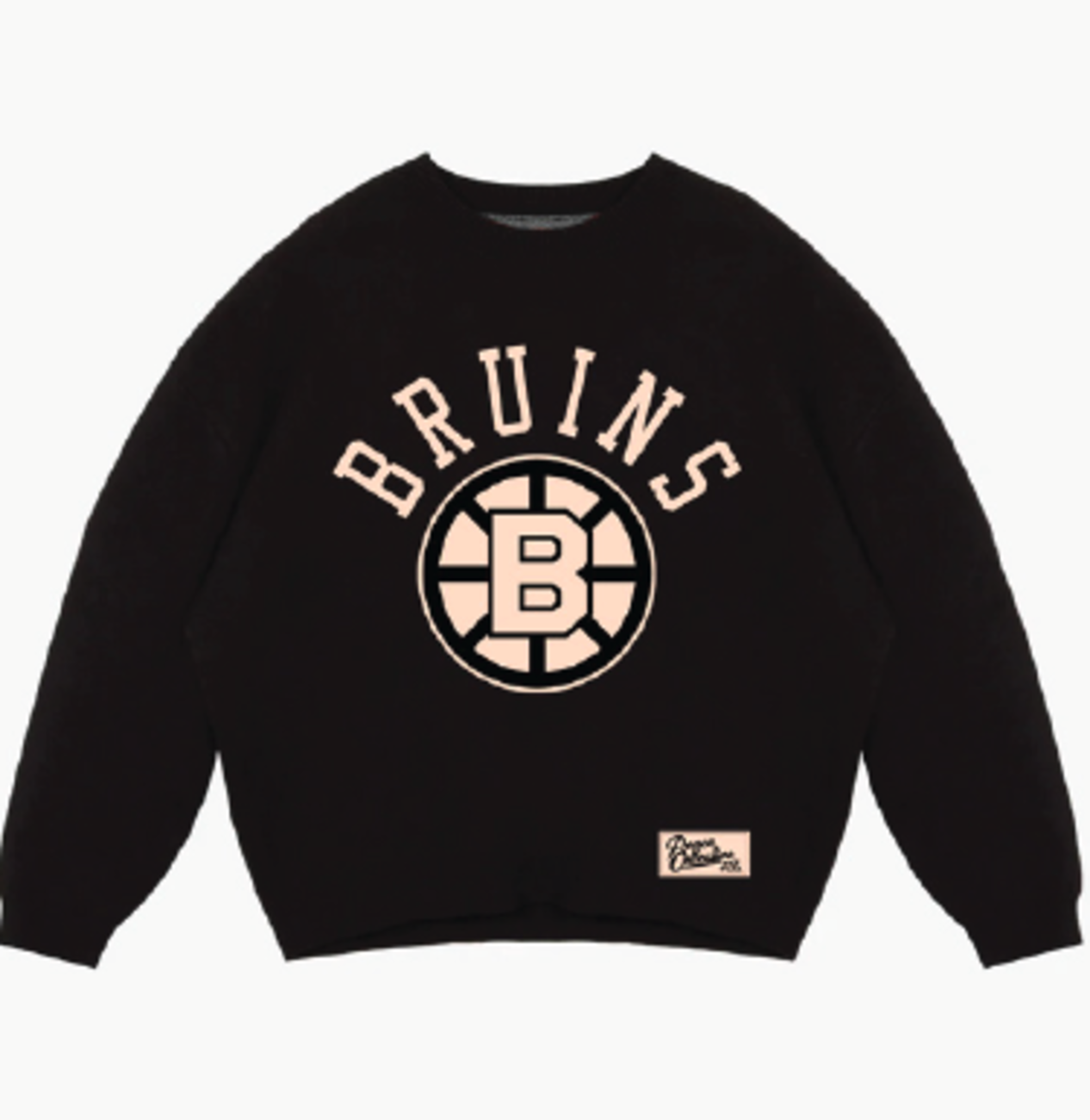 Boston Bruins Knit Sweater - Black