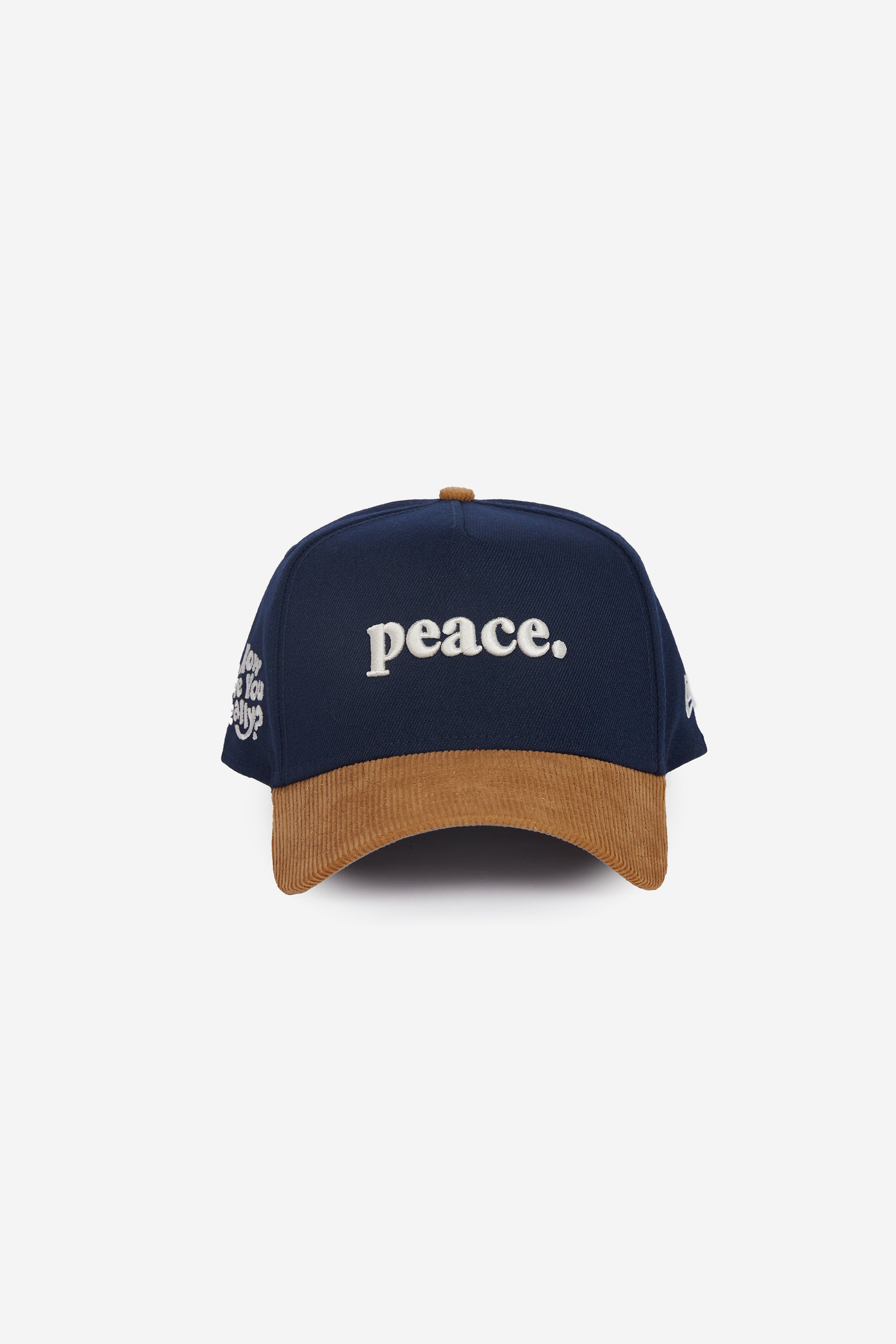 Peace How Are You Really 9FORTY A-Frame Cap - Oceanside/Wheat