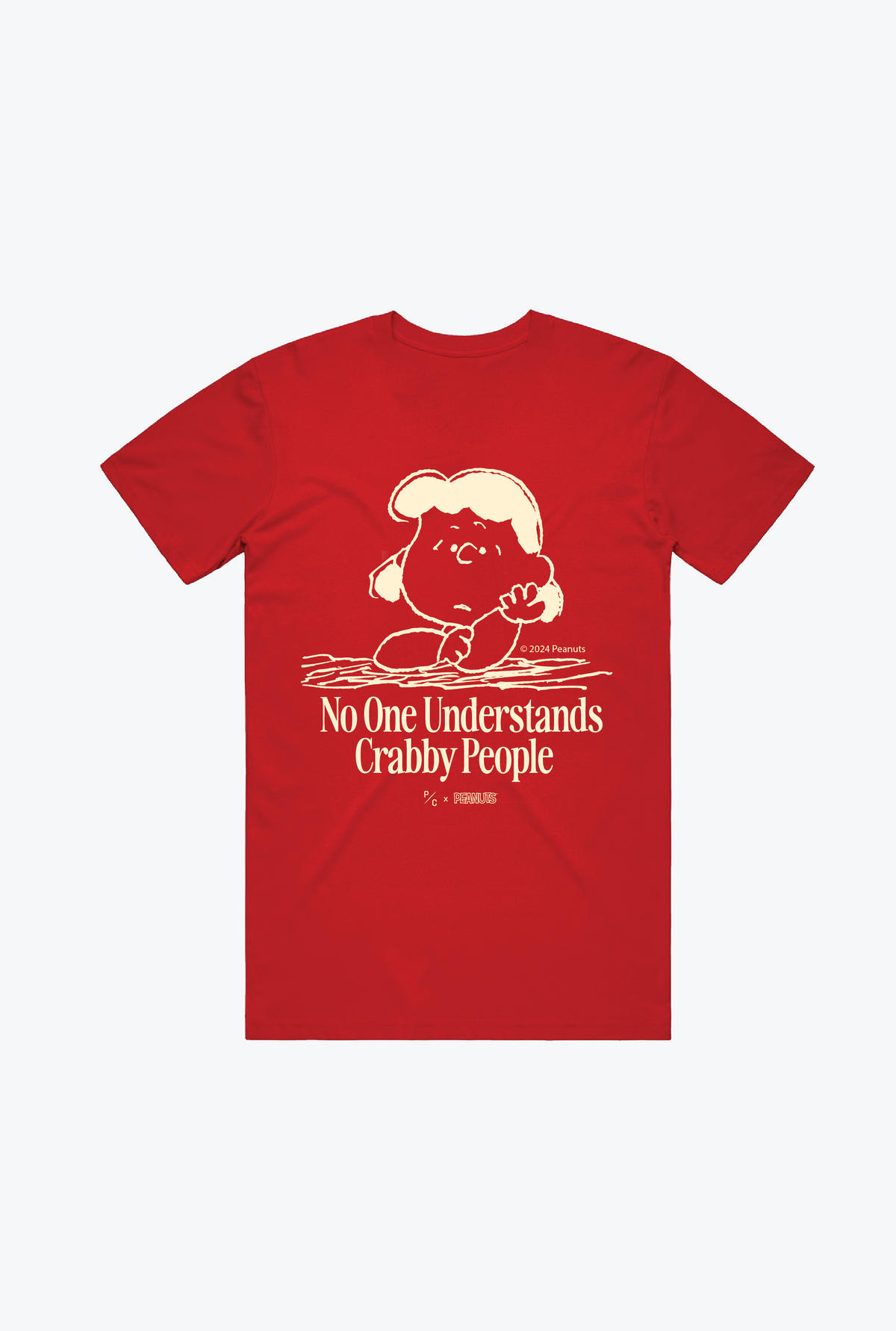 P/C x Peanuts Crabby People T-Shirt - Red