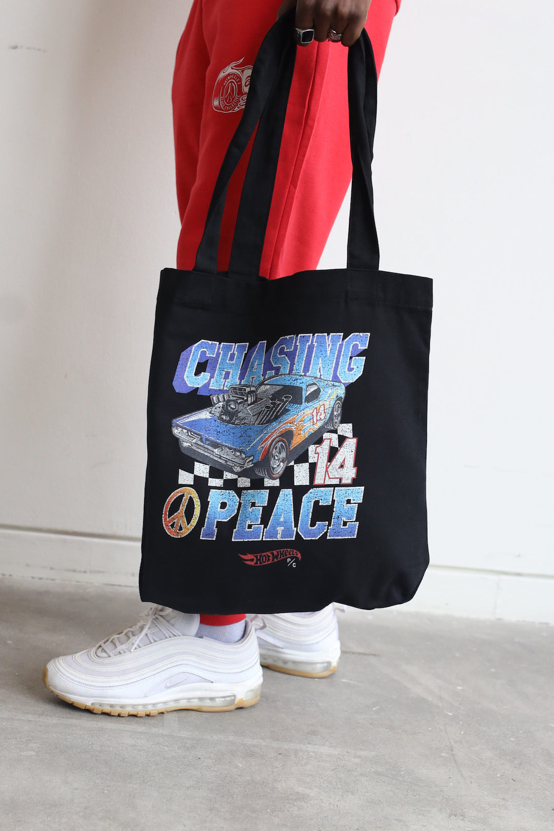 Chasing Peace Racing Totebag - Black