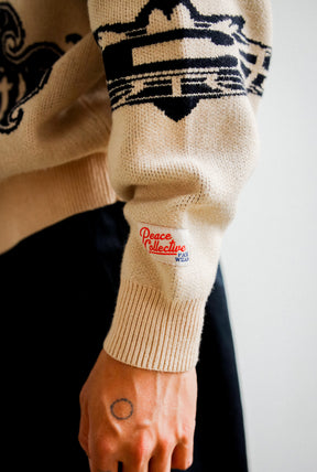 WNBA Knit Sweater - Ivory