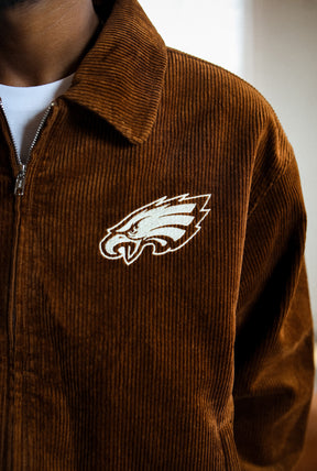 Philadelphia Eagles Sport Through Texture Corduroy Jacket - Brown