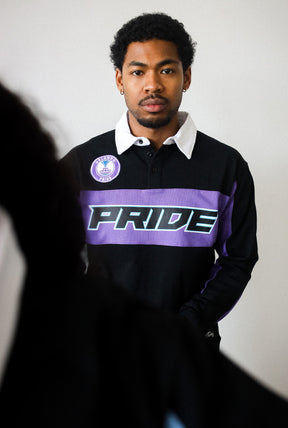 Polo de rugby Orlando Pride - Negra / Púrpura