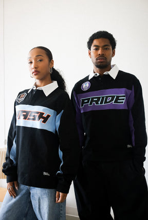 Polo de rugby Houston Dash - Negra / Azul