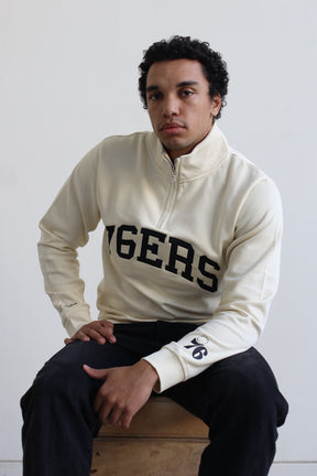 Philadelphia 76ers Collegiate Quarter Zip - Ivory