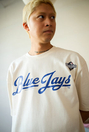 Toronto Blue Jays Script World Series 2025 Heavyweight T-Shirt - Ivory