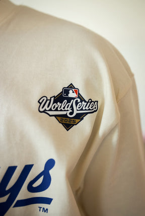 Toronto Blue Jays Script World Series 2025 Heavyweight T-Shirt - Ivory