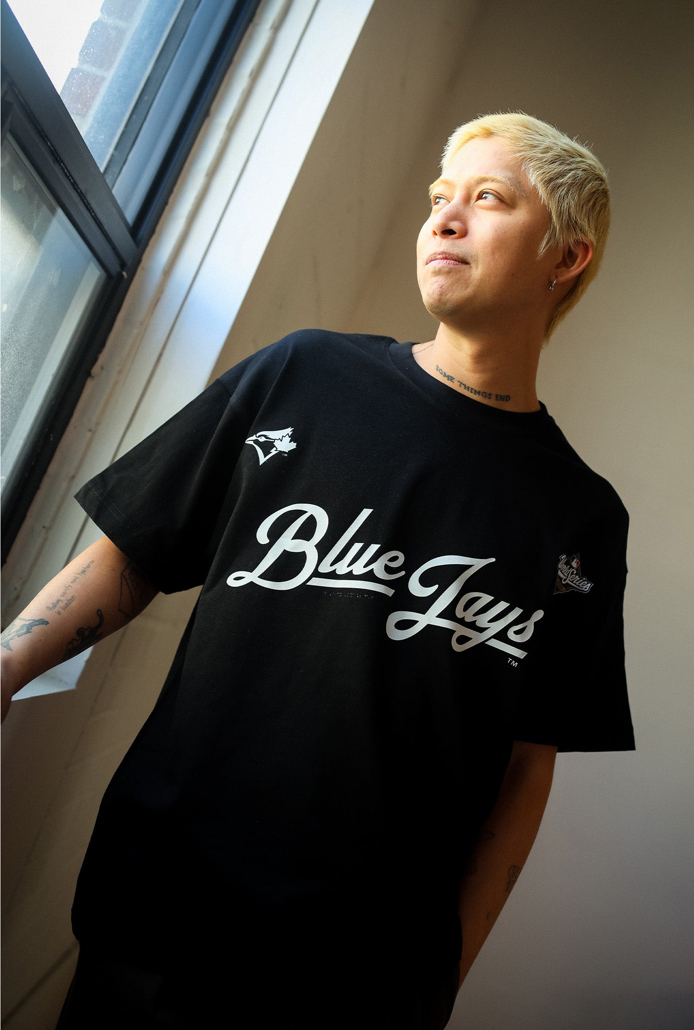 Toronto Blue Jays Script World Series 2025 Heavyweight T-Shirt - Black