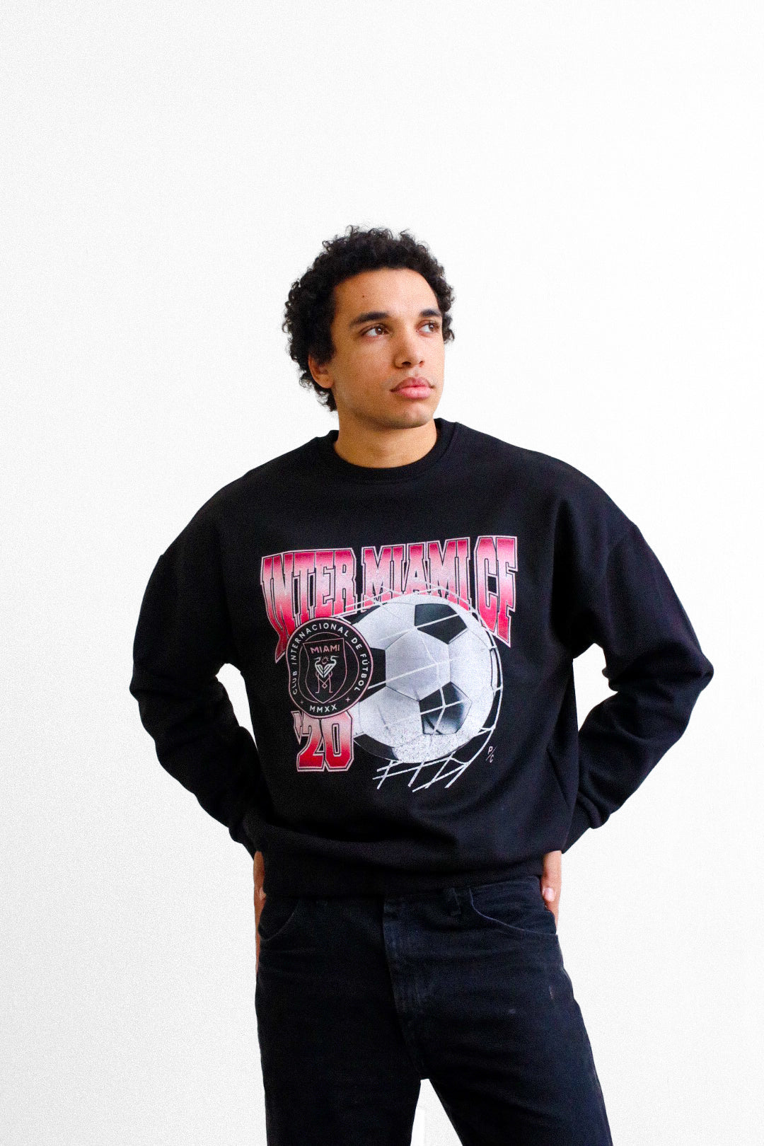 T-shirt à col ras du cou Inter Miami Vintage Goal SuperHeavy™️ - Noir