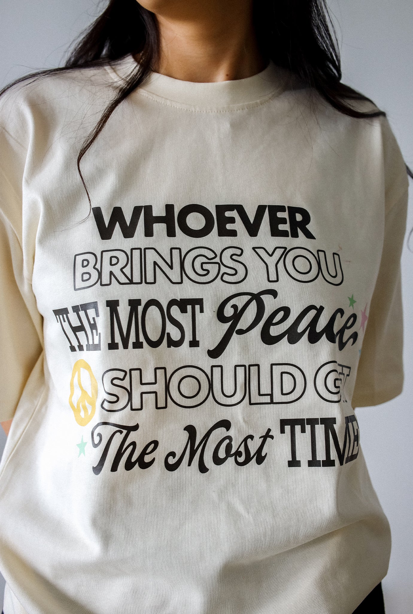 Bring Peace Heavyweight T-Shirt - Ivory