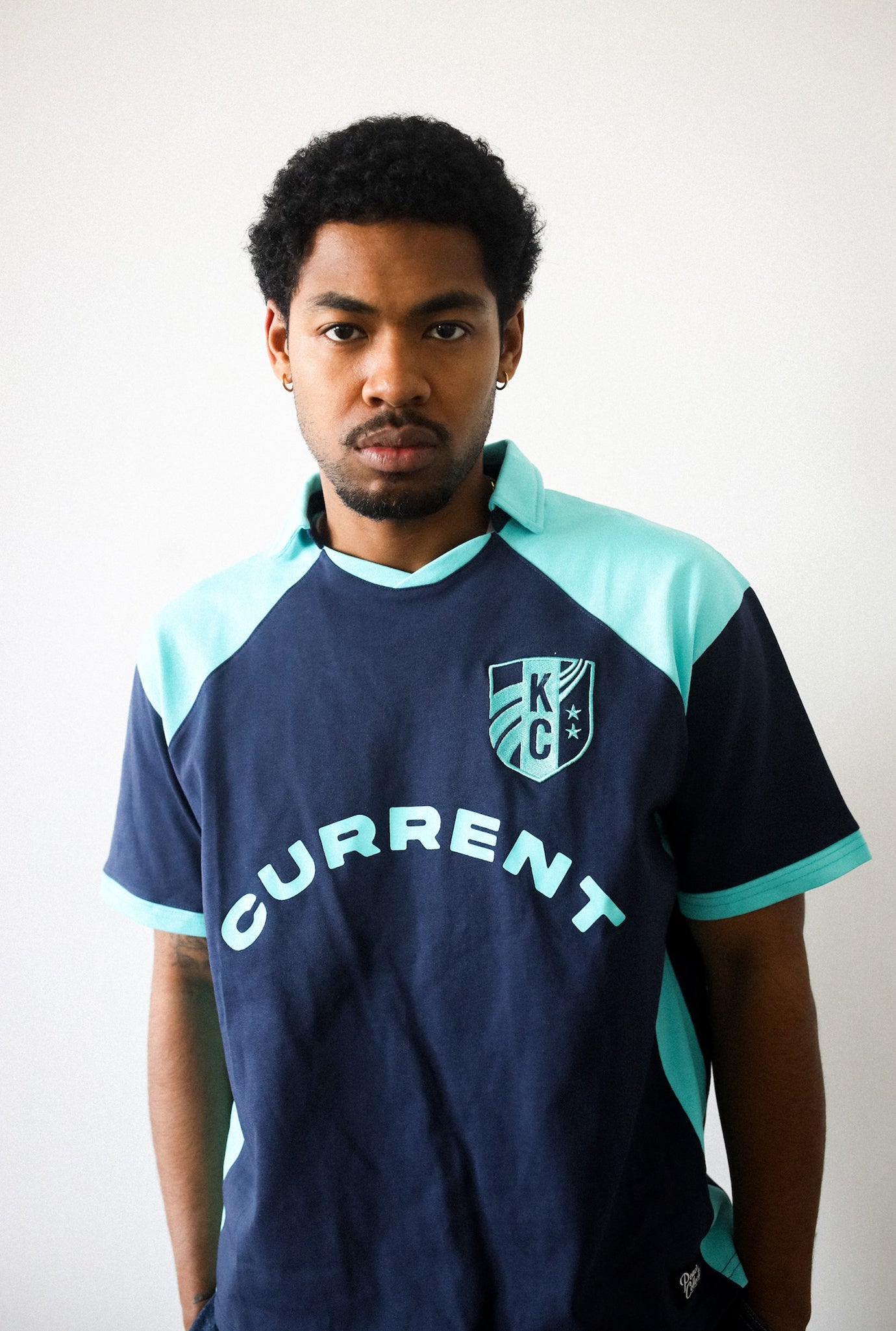 Maillot Kansas City Current Colour Block - Orage / Turquoise
