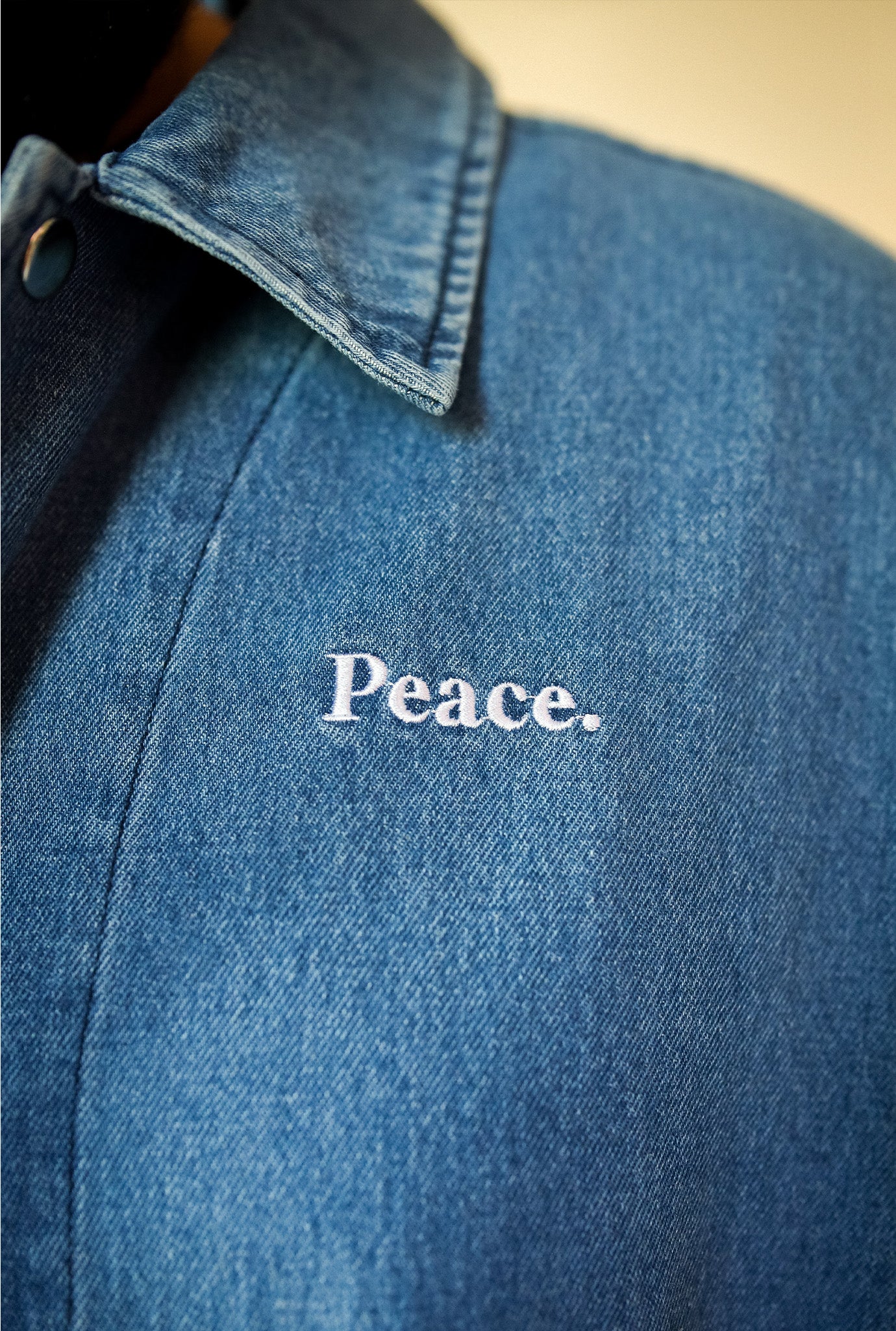 Home is Toronto Anniversary Coach Jacket - Denim