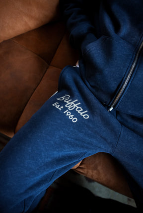 Buffalo Bills Sport Through Texture Garment Dye Track Pants - True Navy