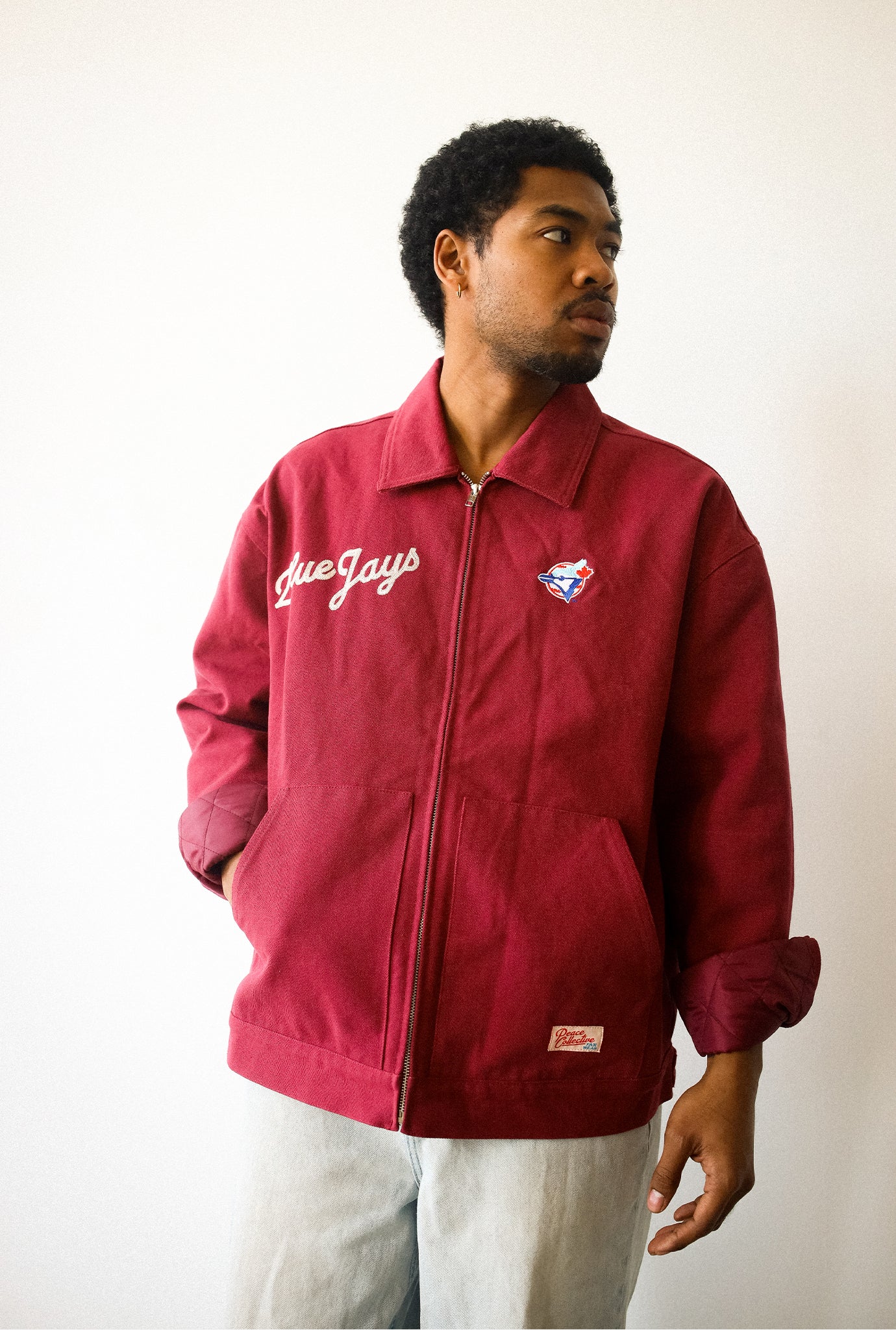 Veste de travail des Blue Jays de Toronto, champions 1992/1993 - Bordeaux