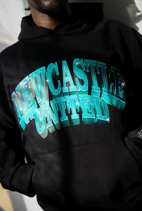 Newcastle United Graffiti Hoodie - Black