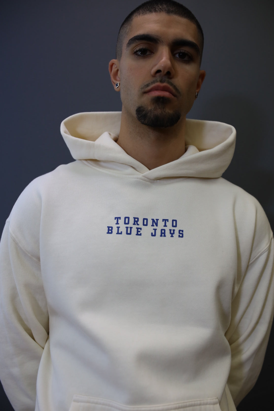 Toronto Blue Jays Heavyweight Hoodie - Ivory