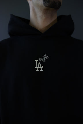 Los Angeles Dodgers Heavyweight Hoodie - Black