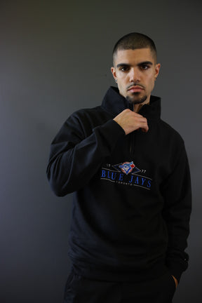 Pull à glissière quart de tour des Blue Jays de Toronto - Noir