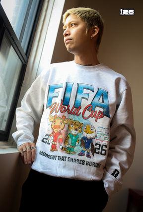 FIFA World Cup 2026™ Mascots Heavyweight Crewneck - Ash