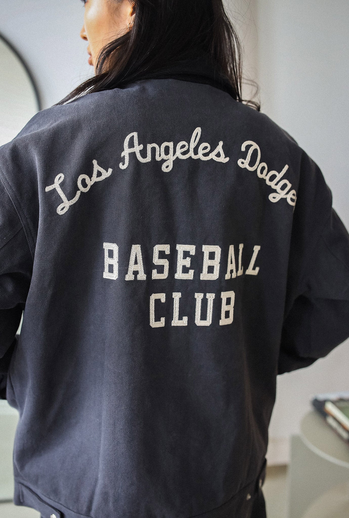Los Angeles Dodgers Vintage Work Jacket - Black