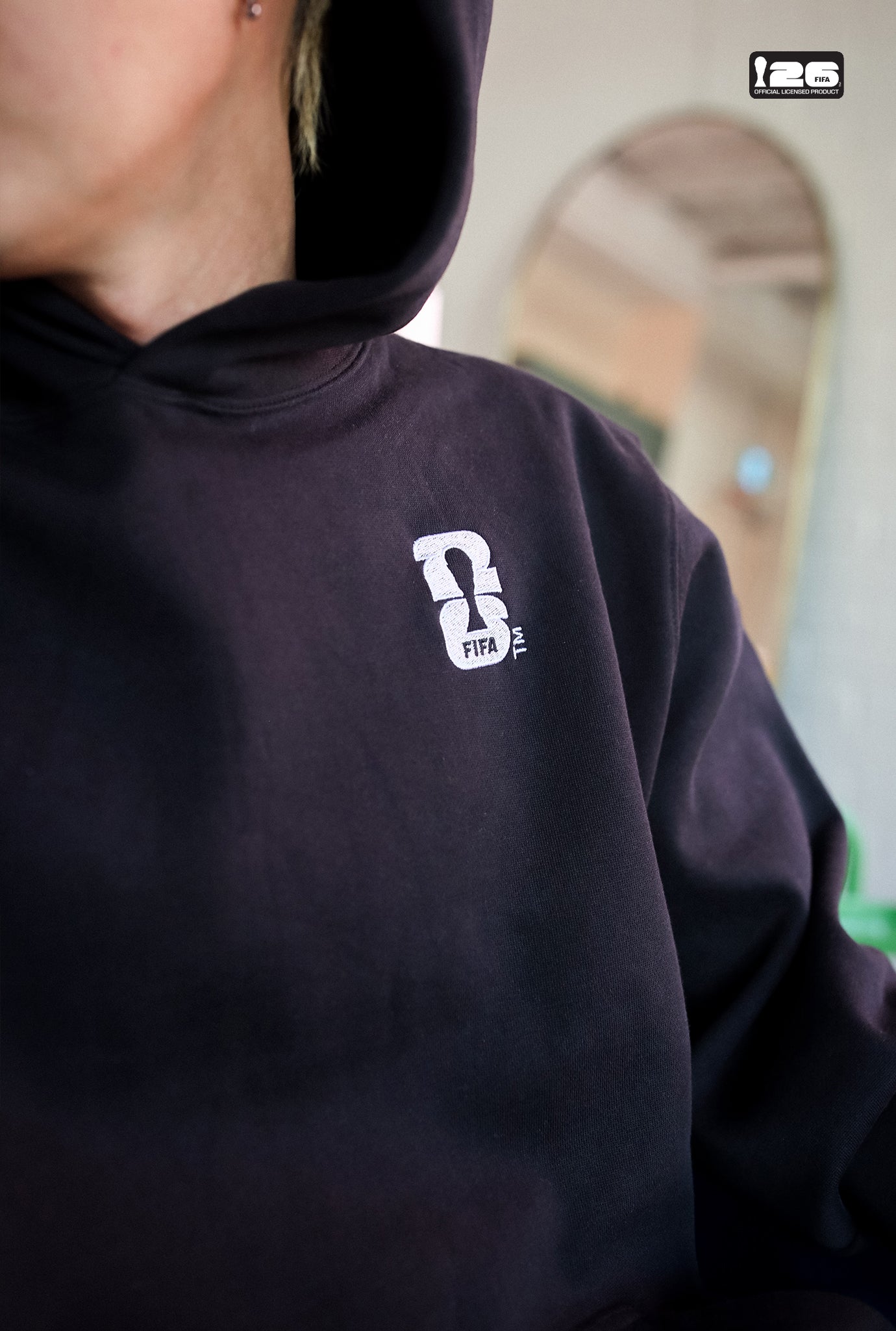 FIFA World Cup 2026™ Mascots Oversized Hoodie - Black