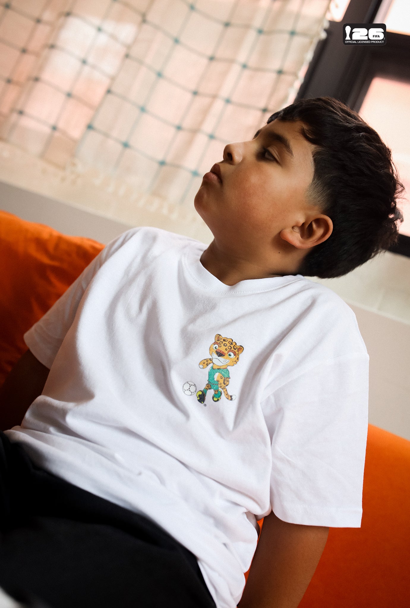 FIFA World Cup 2026™ Mexico Mascot Youth T-Shirt - White