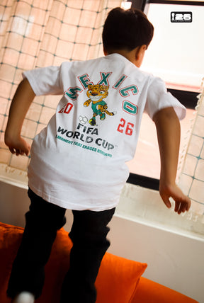 FIFA World Cup 2026™ Mexico Mascot Youth T-Shirt - White