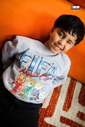 FIFA World Cup 2026™ Mascots Kids Crewneck - Grey