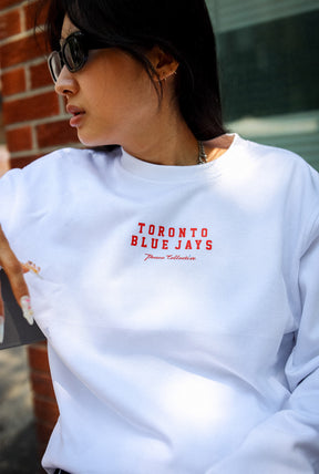 Toronto Blue Jays Spirit Crewneck - White