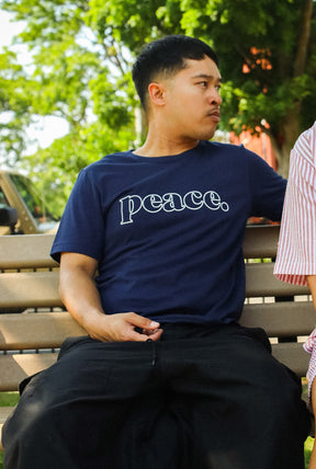 Peace Basics Cropped T-Shirt - Eclipse