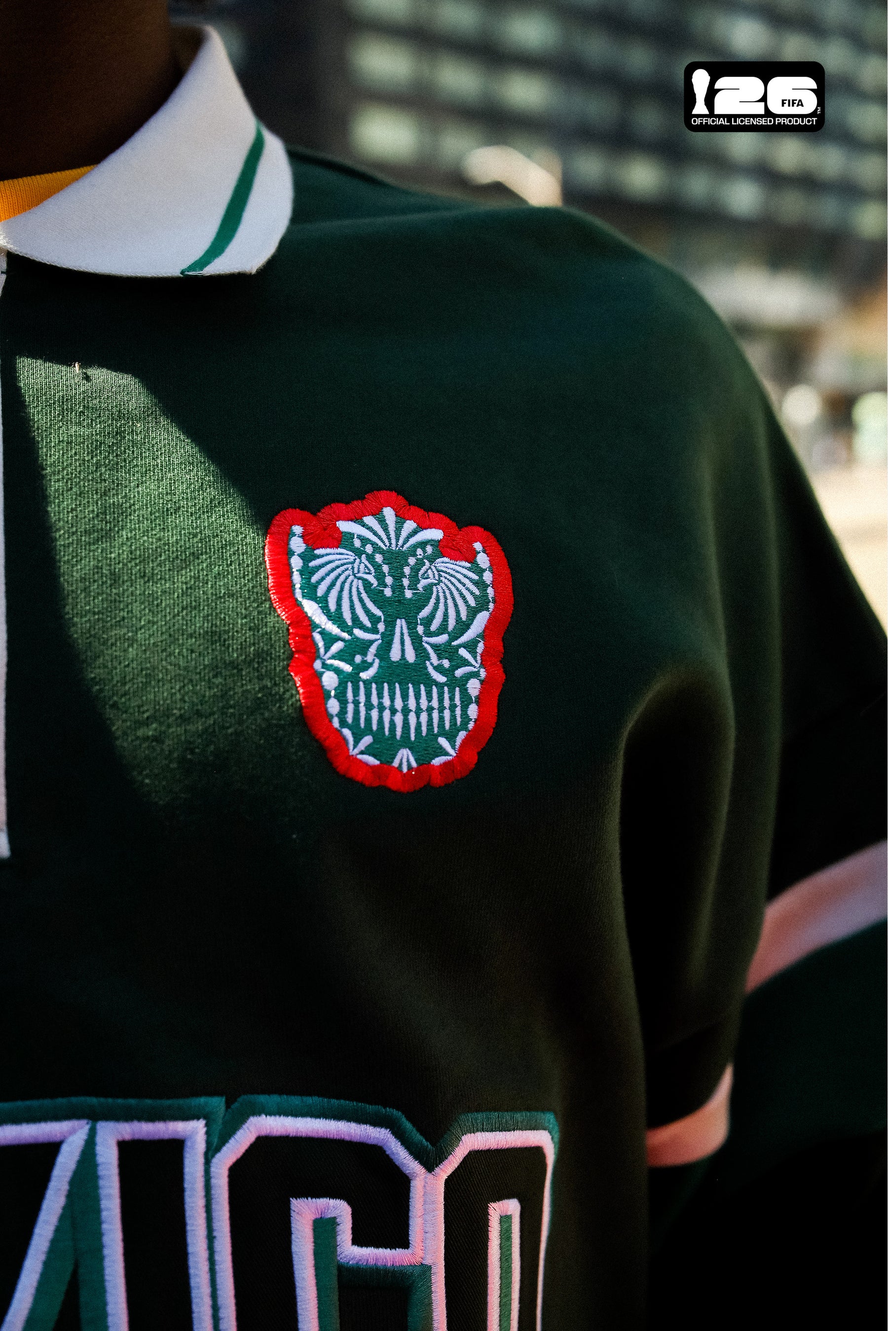 FIFA World Cup 2026™ Mexico Oversized Rugby - Dark Green / Light Green