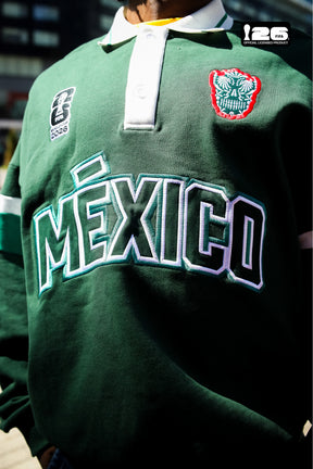 FIFA World Cup 2026™ Mexico Oversized Rugby - Dark Green / Light Green