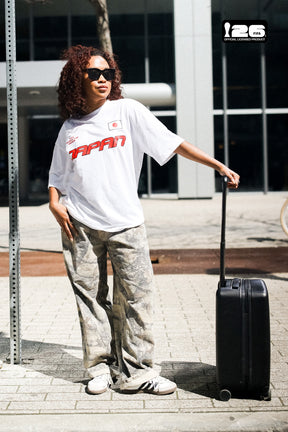 T-shirt blanc à trois logos du Japon pour la Coupe du Monde de la FIFA 2026™ - Japon