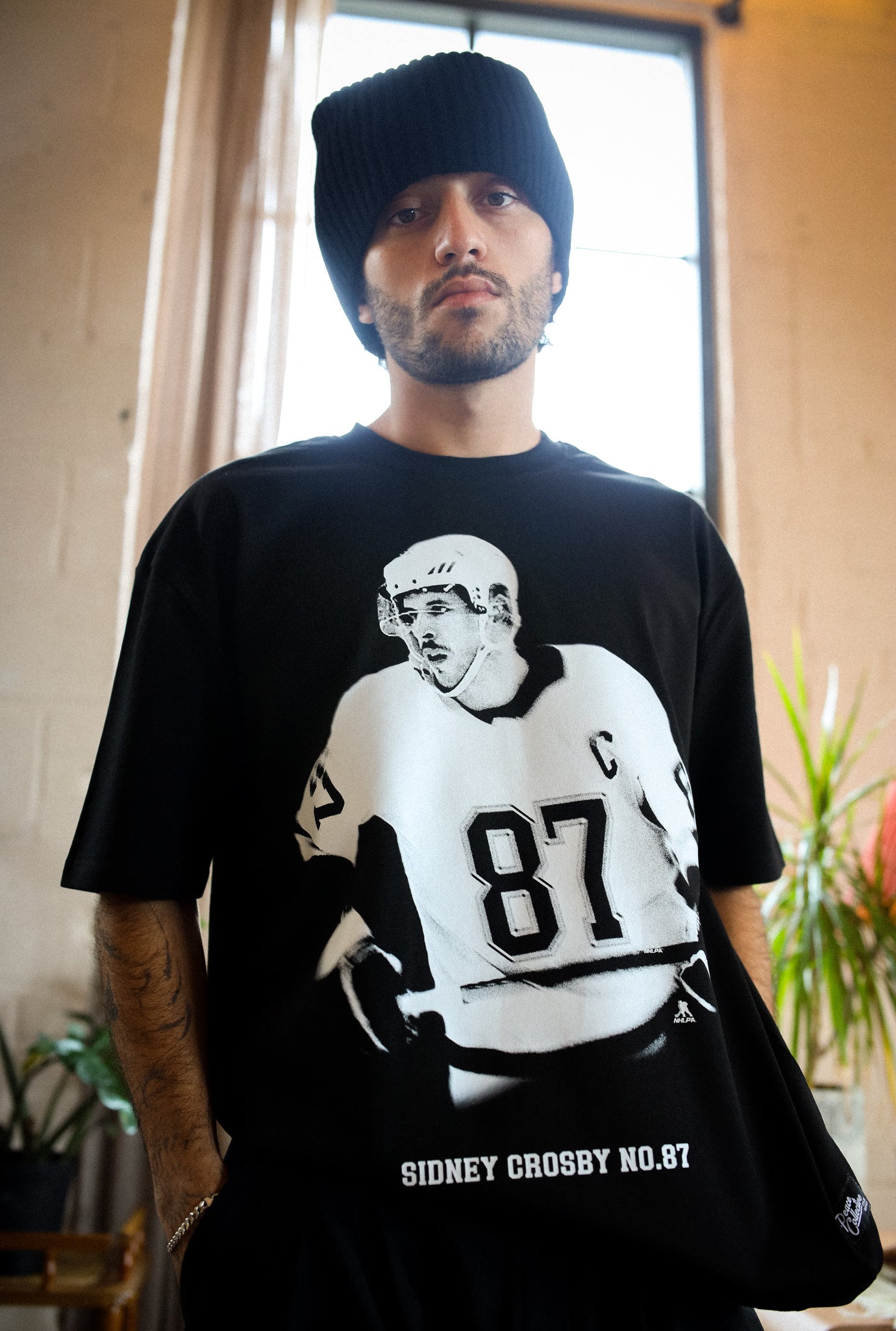 Sidney Crosby Memorial Heavyweight T-Shirt - Black