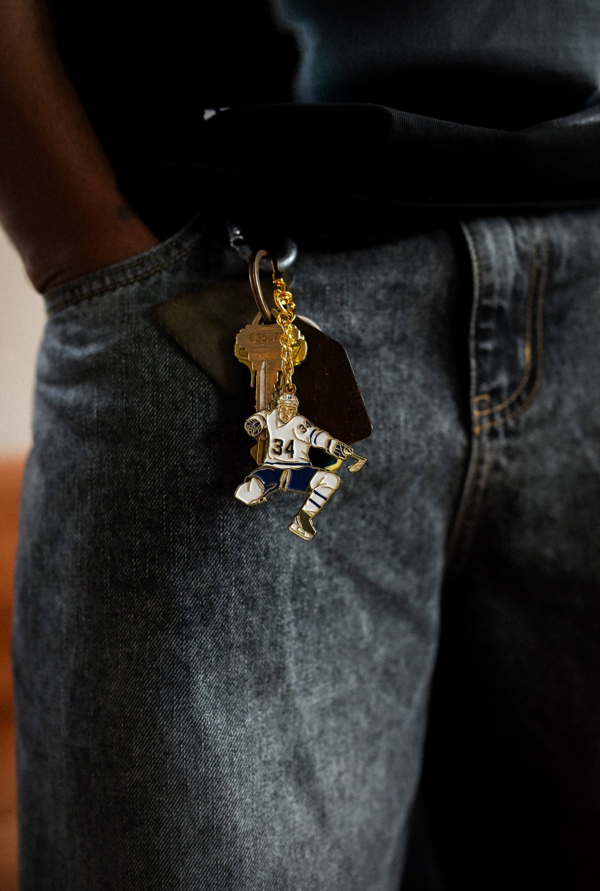 Auston Matthews Away Keychain - Multicolour