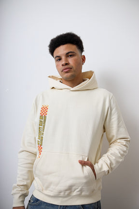 Anxiety Got Me Racing Heavyweight Hoodie - Ivory