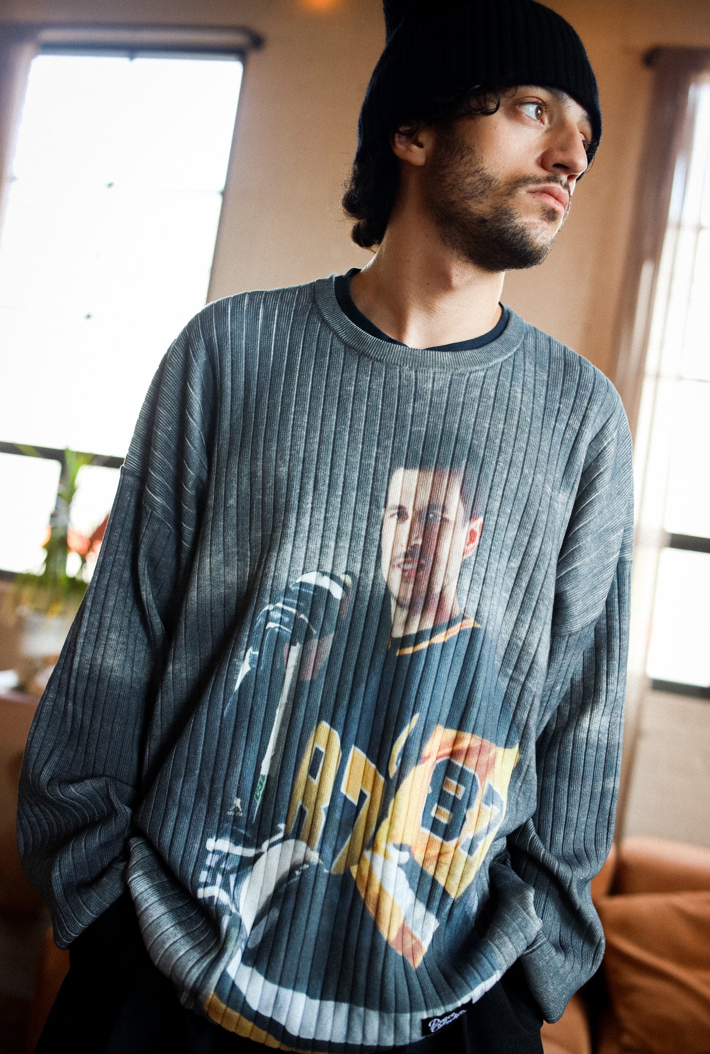 Sidney Crosby Knit Crewneck - All Over Print