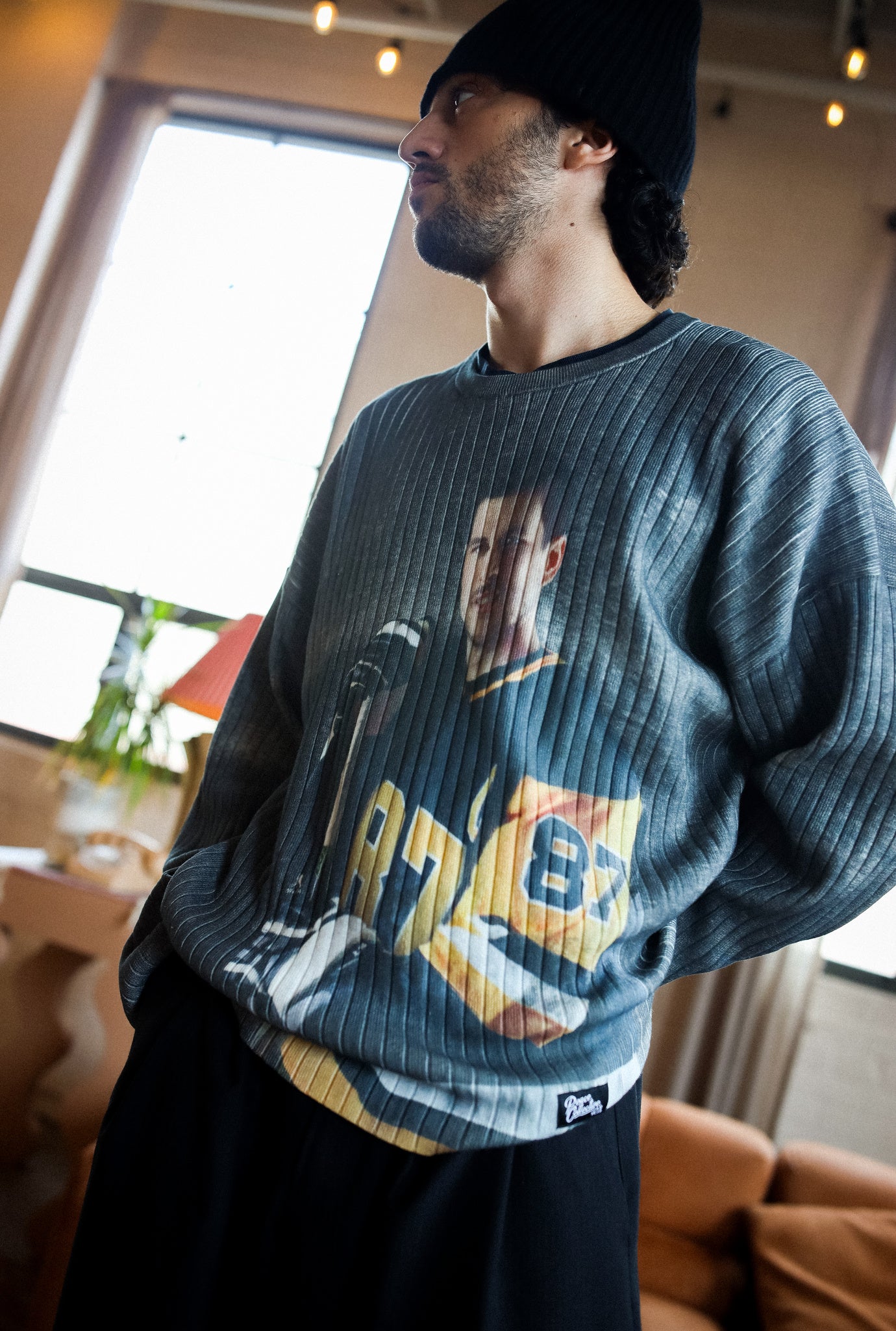Sidney Crosby Knit Crewneck - All Over Print