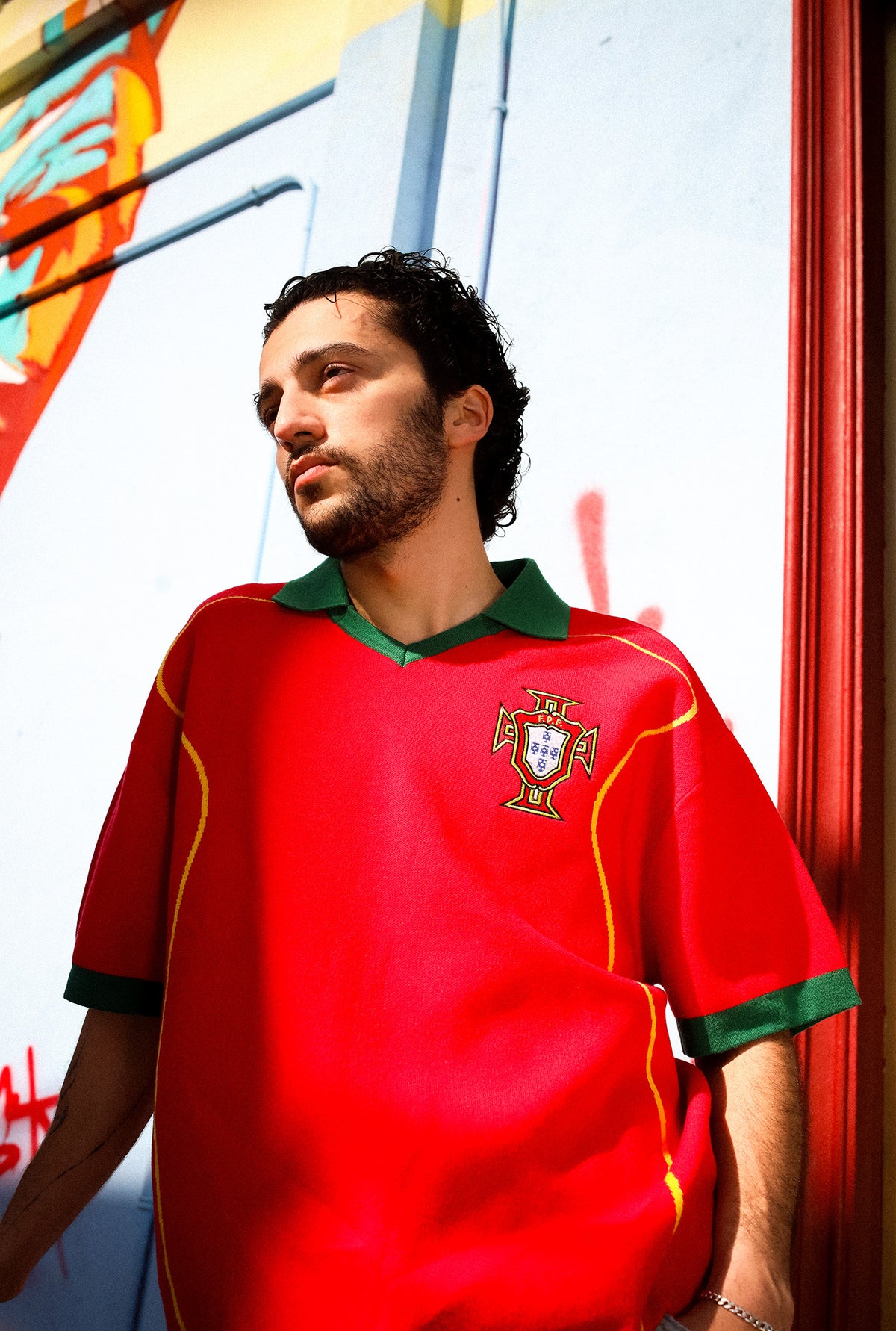 Portugal Knit Jersey - Red