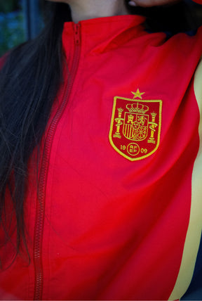 Spain Windbreaker Jacket - Red / Blue