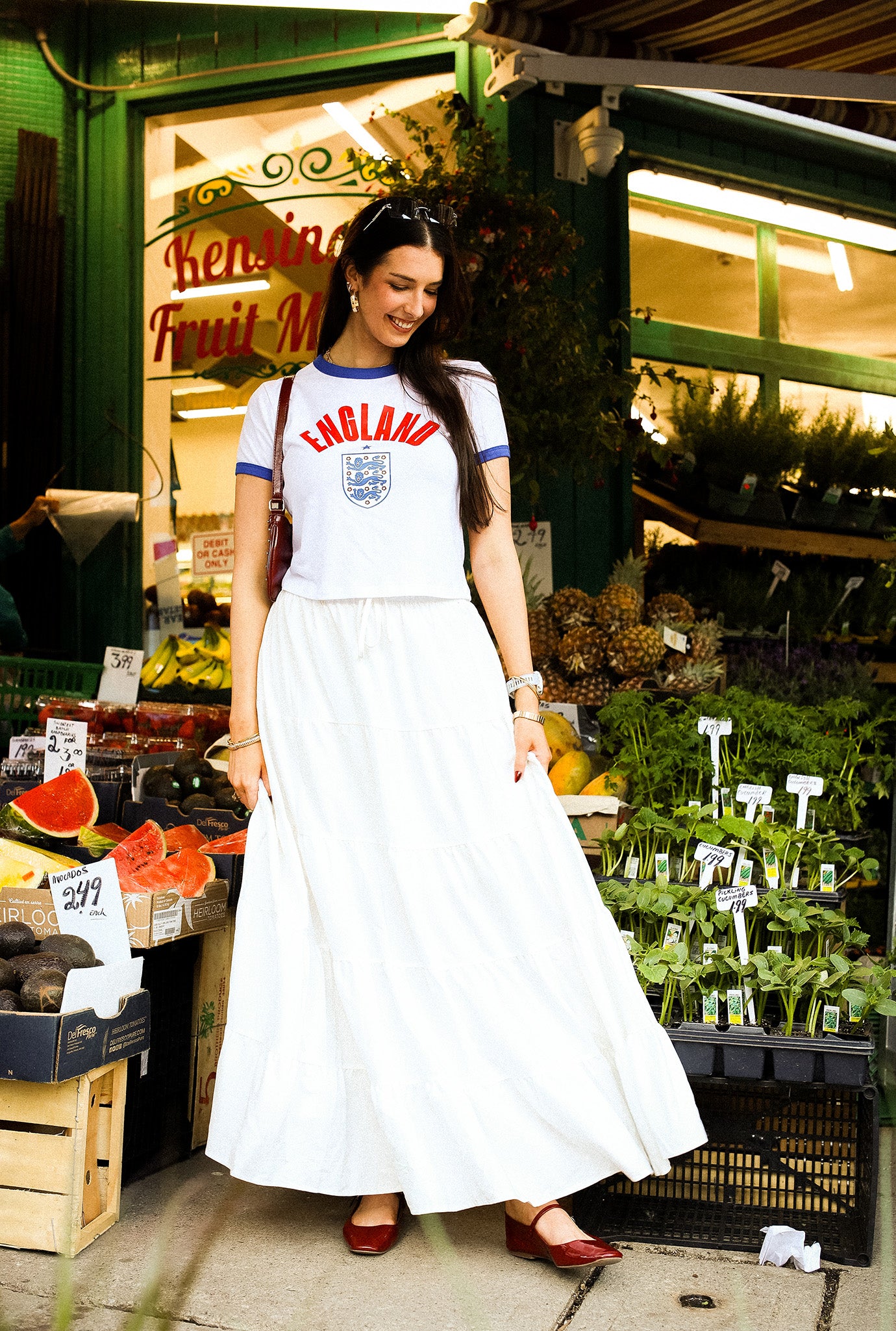 FIFA World Cup 2026™ England Cropped Ringer T-Shirt - White
