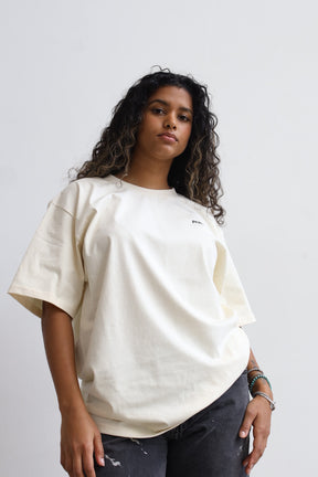 T-shirt épais Peace Basics - Ivoire