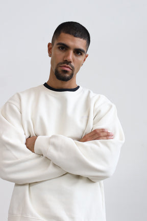 Peace Basics Heavyweight Crewneck - Ivory