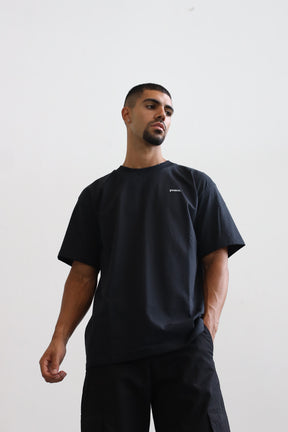 Peace Basics Schweres T-Shirt - Schwarz