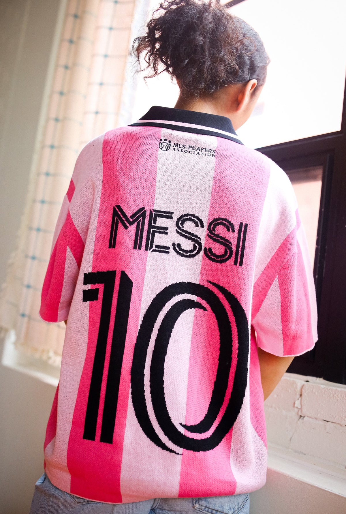 Lionel Messi Knit Jersey - Pink