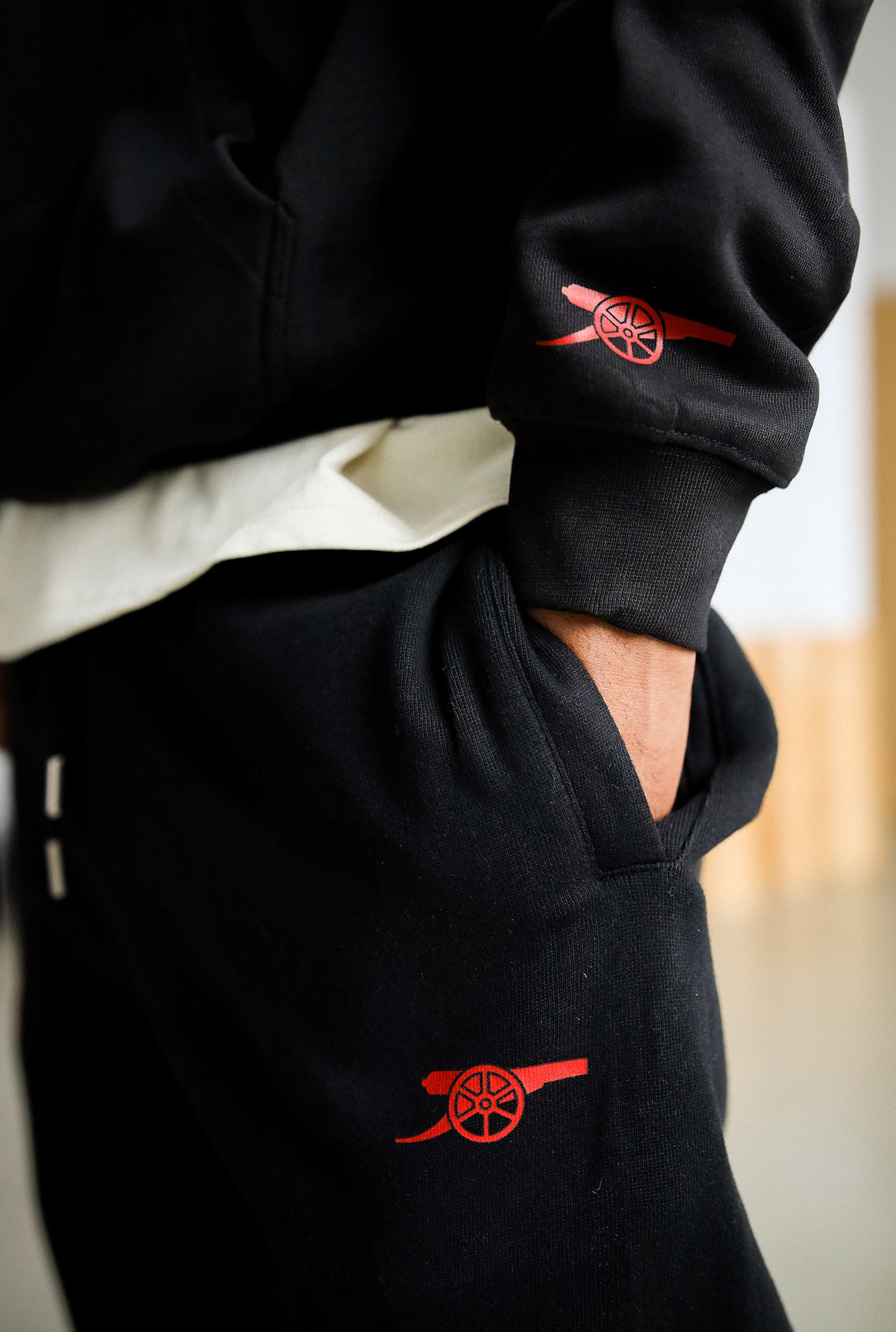 Arsenal F.C. Heavyweight Hoodie - Black