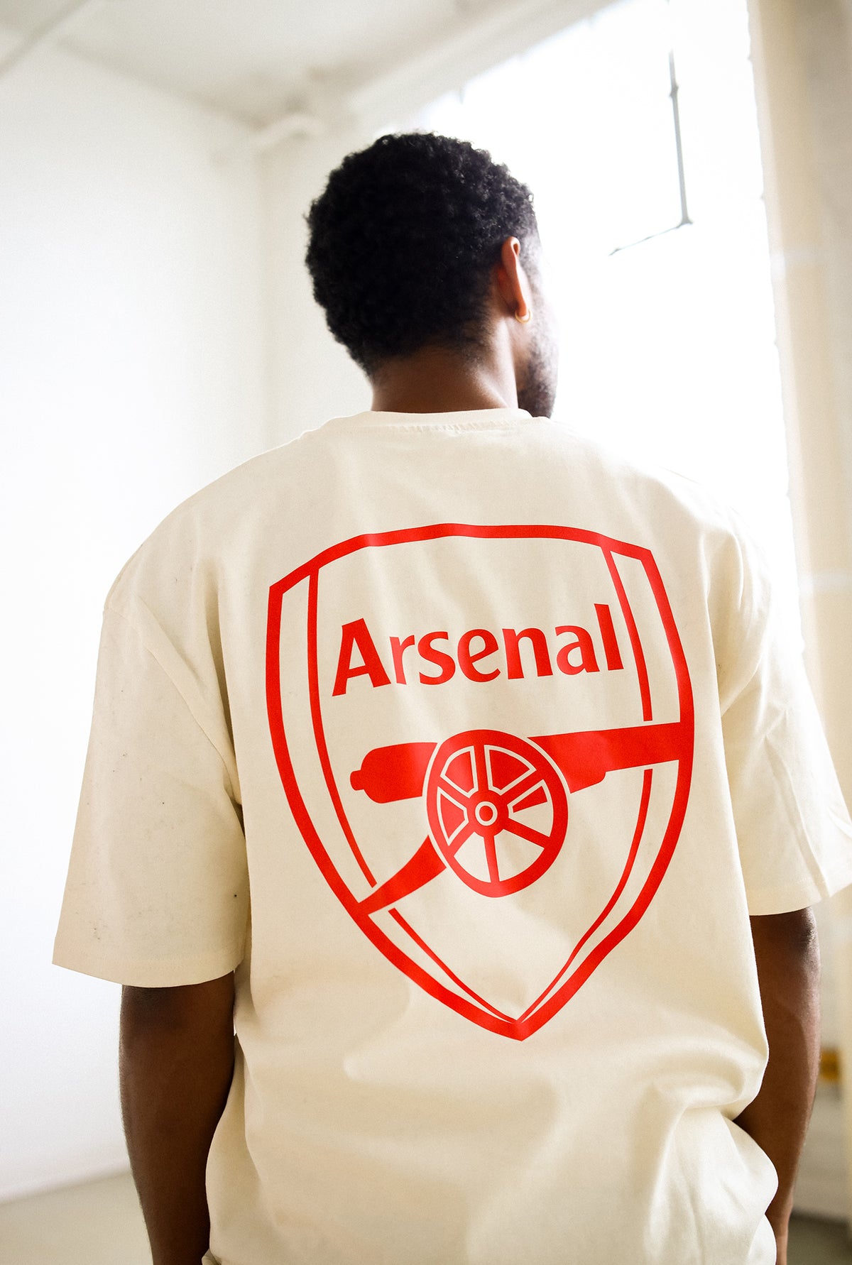 T-shirt Arsenal FC Heavyweight - Ivoire