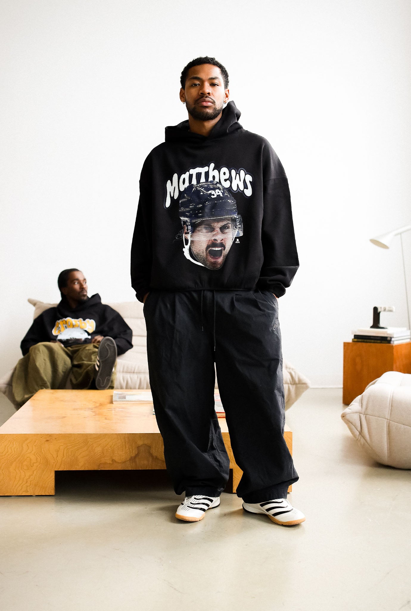 Auston Matthews Relaxed Hoodie - Black