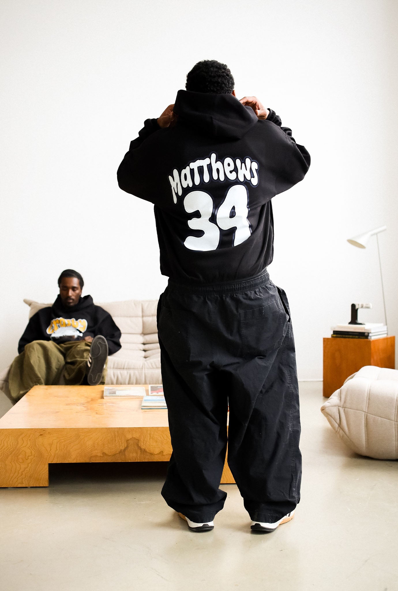 Auston Matthews Relaxed Hoodie - Black